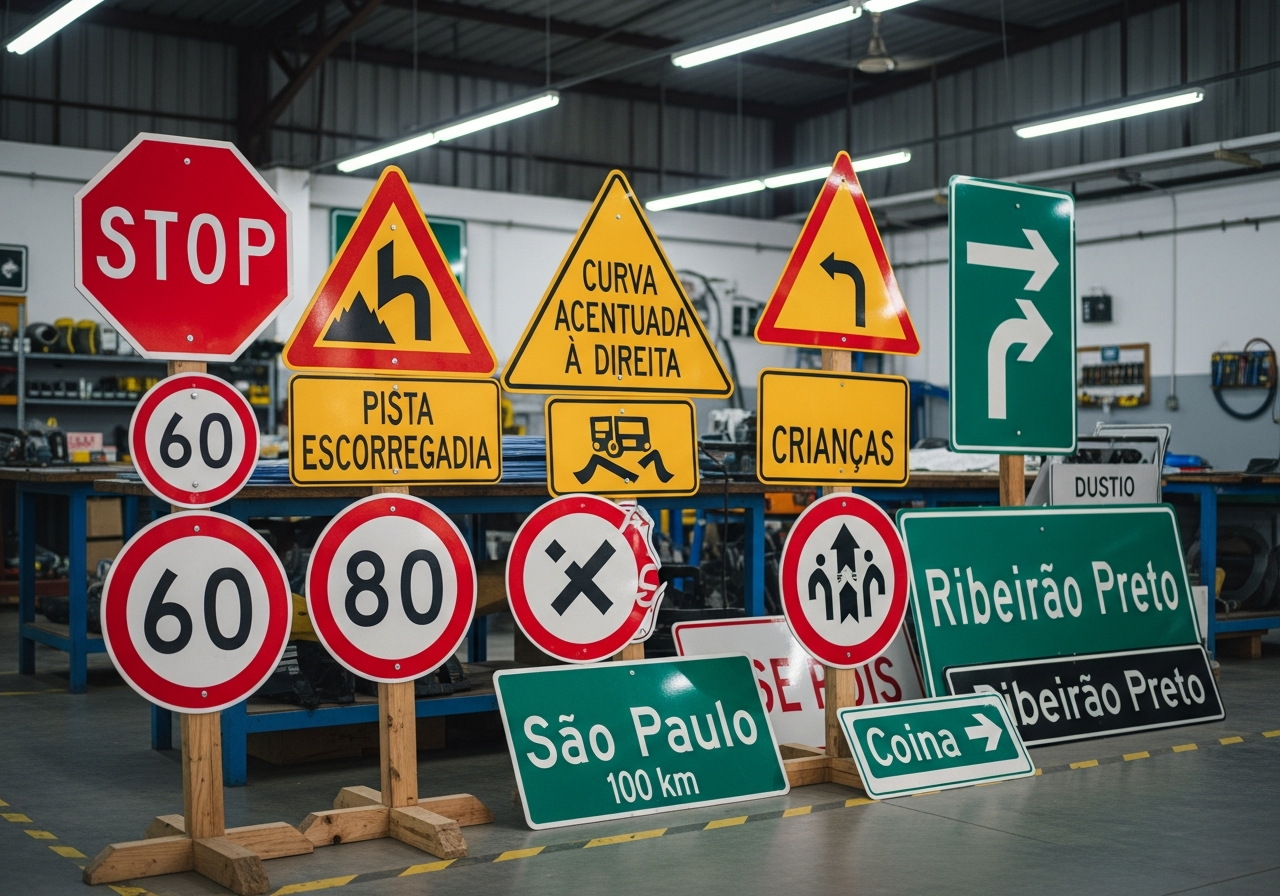 Placas de Sinalização