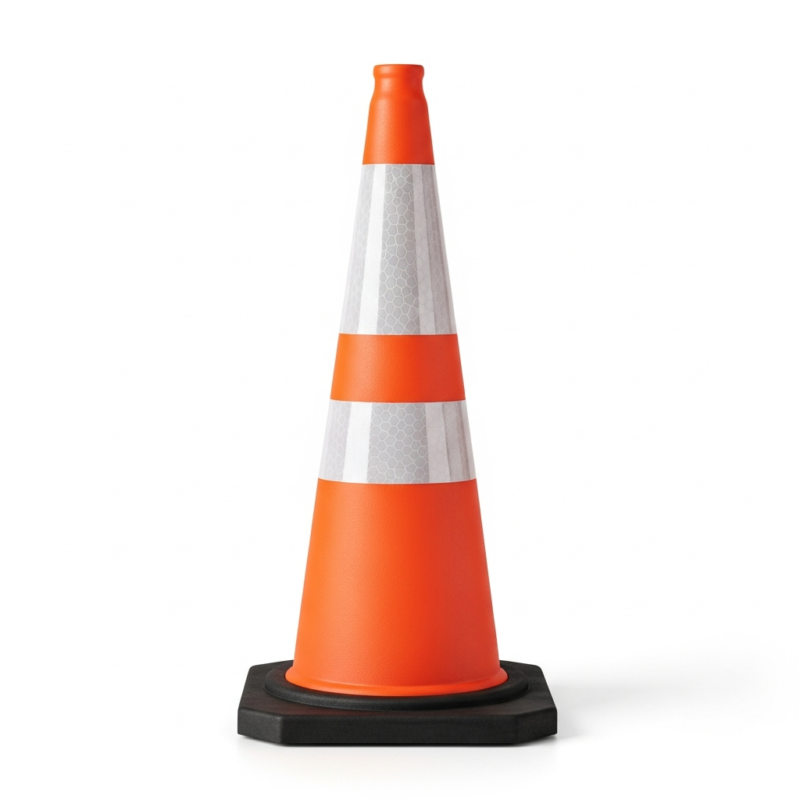 Cone de Sinalização 50cm — Laranja
